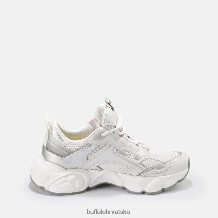 bijela sa srebrom Buffalo cld run jog tenisica vegan |tenisice TDD6T236